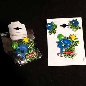 2 Pendants with Earrings